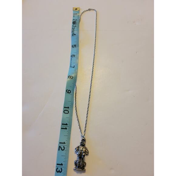 Dag Brand Schnauzer Charm Rhinestone Eyes Pendant w/Chain Jewelry Necklace - Picture 7 of 8